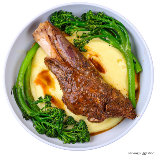 Slow Cooked Lamb Shank - Buy Online & Get NZ Delivery by SwoleFoods.