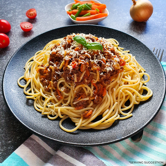 Beef Bolognese Pre Made Pre Cooked Delivered Meal SwoleFoods NZ.