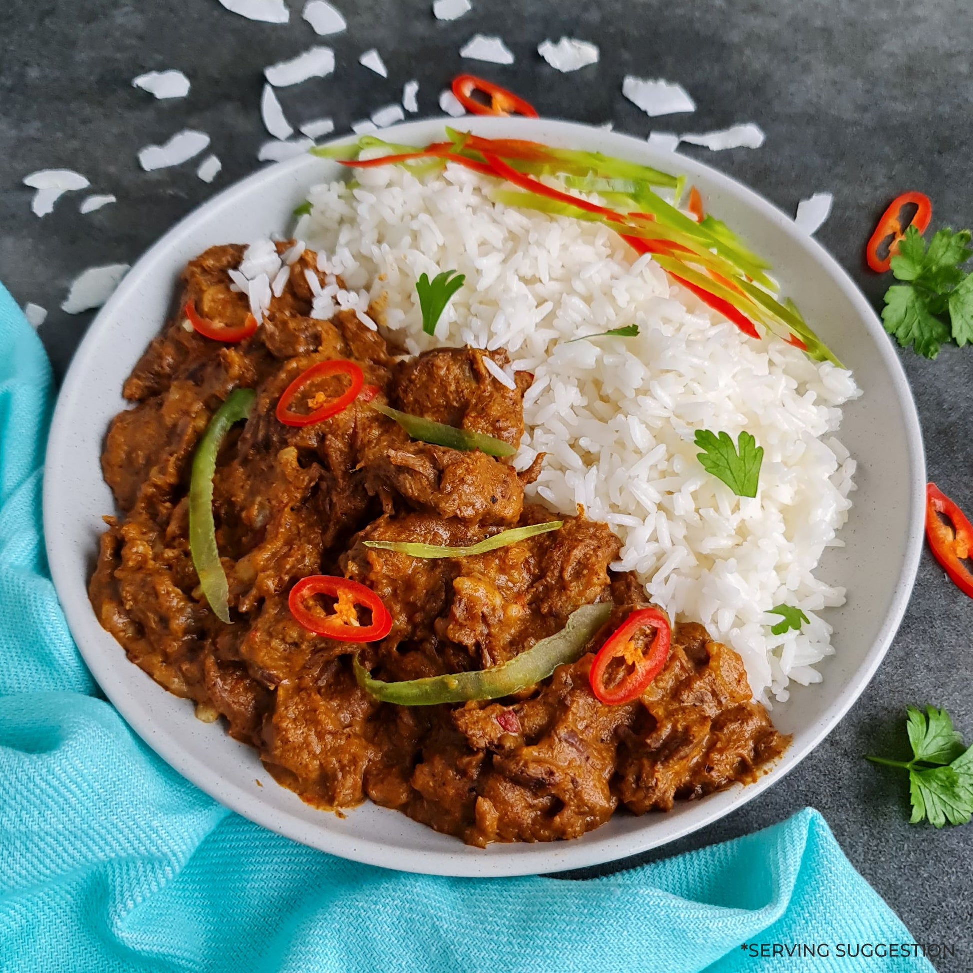 Beef Rendang Nutritious Ready Made Meals Delivered SwoleFoods NZ.